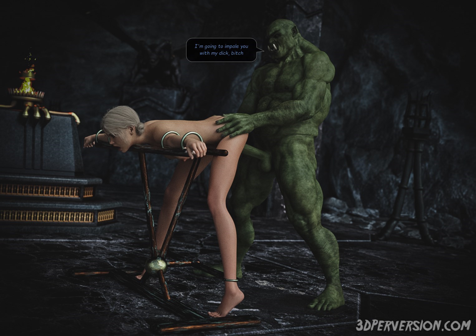 porn comic image Slaves of hell 09