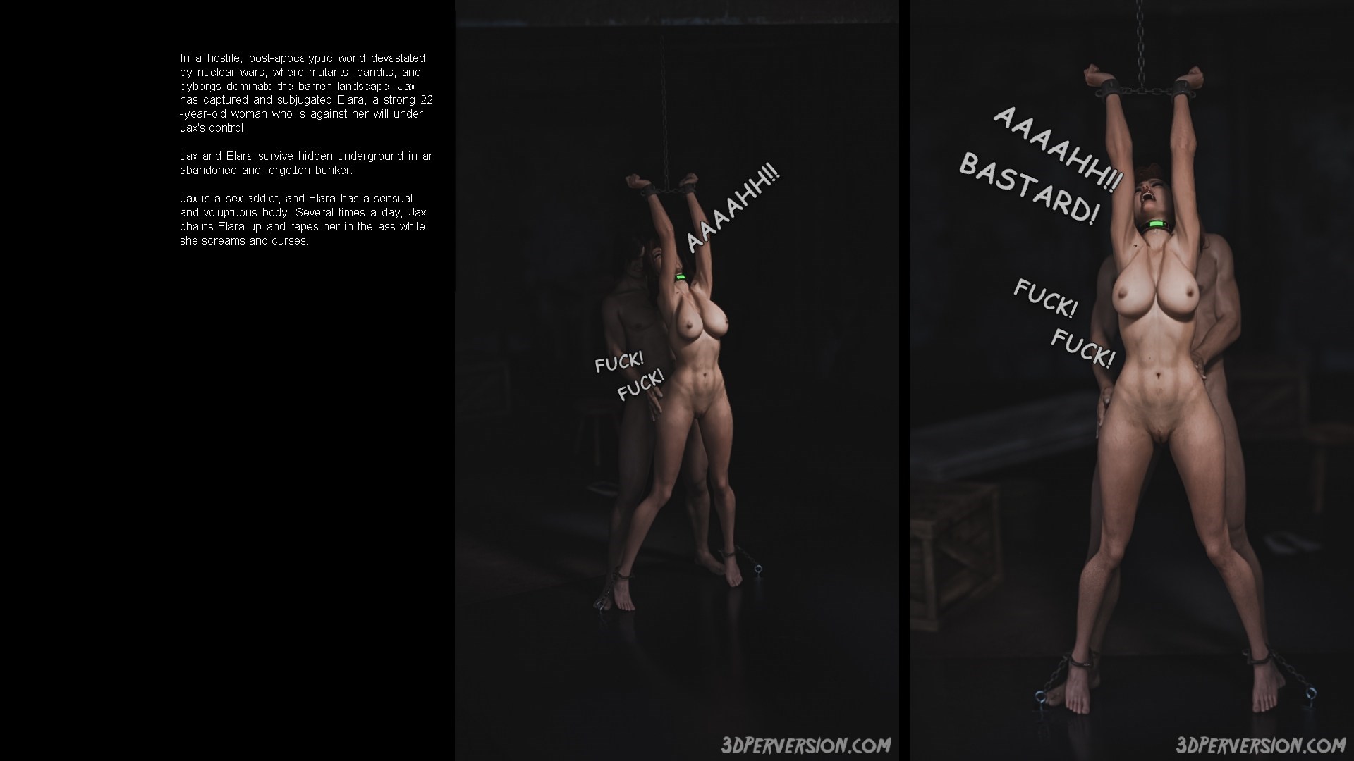 porn comic image Slave of the wasteland 01