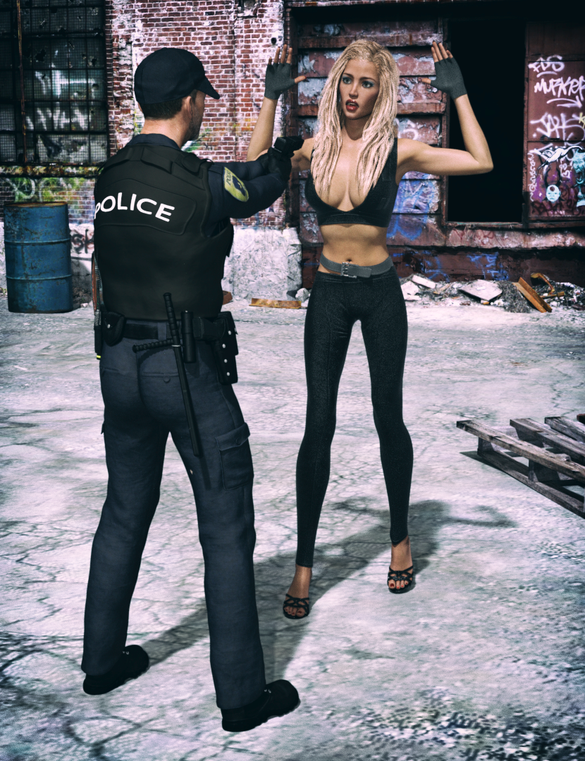 porn comic image Police arrest 02