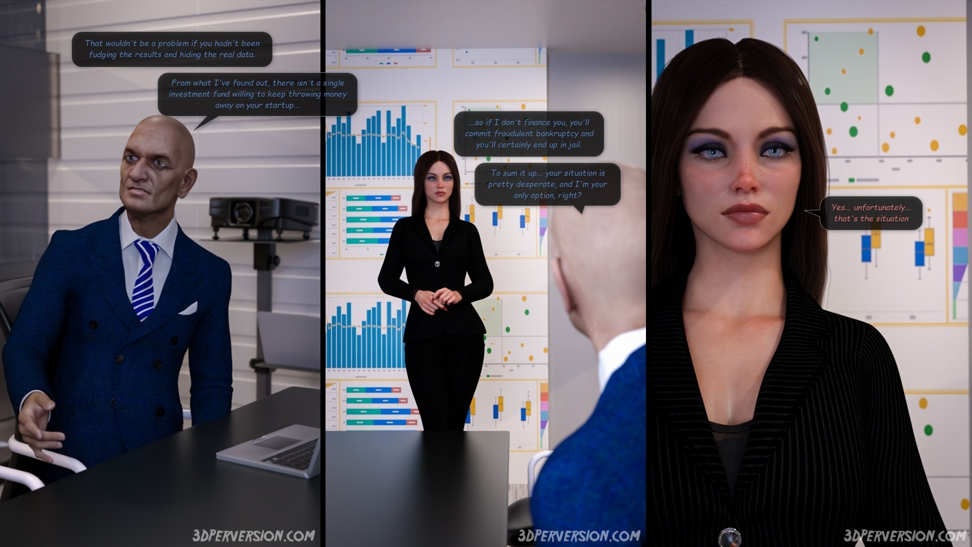 porn comic image Slave to the business 07