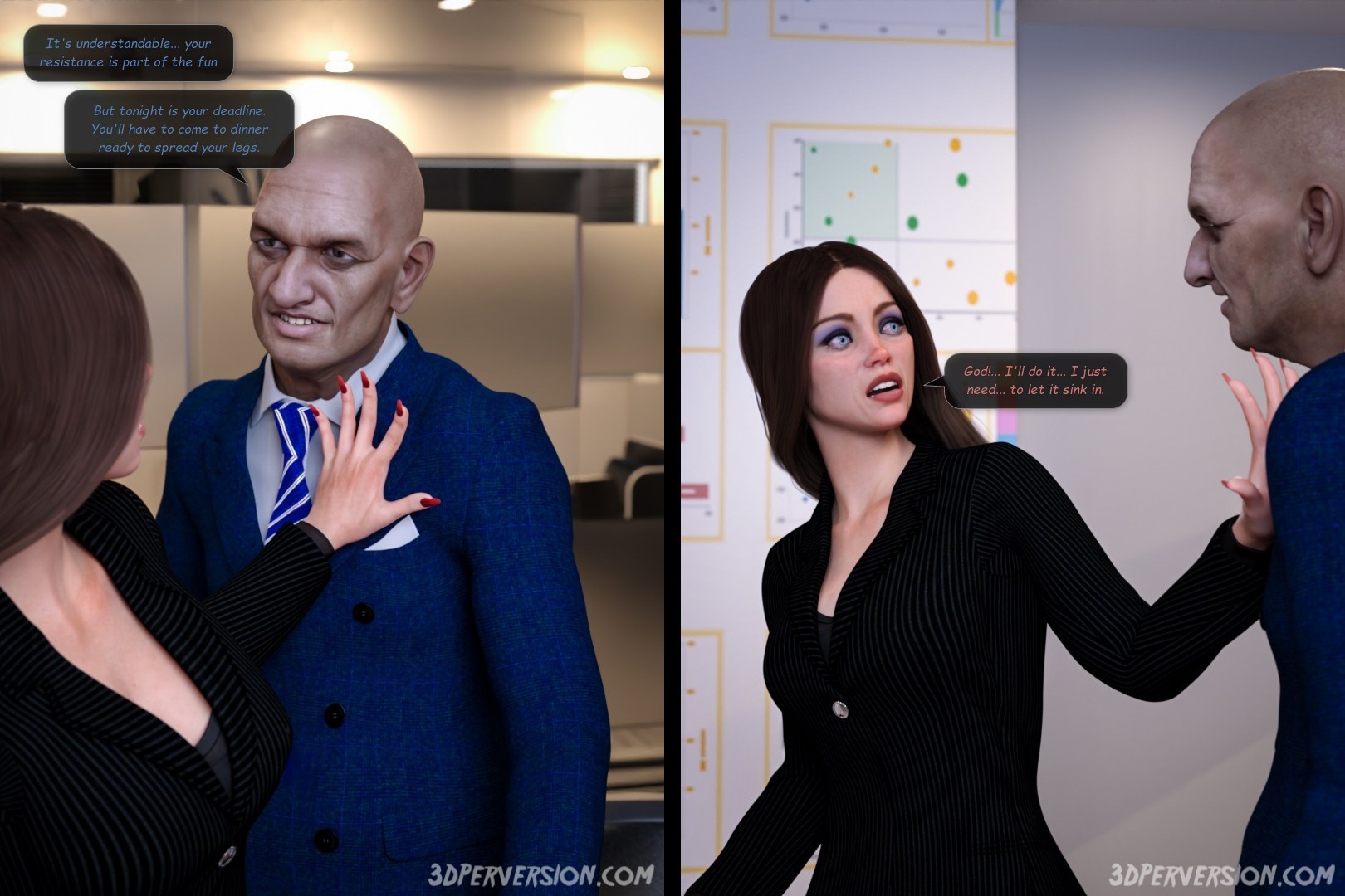 porn comic image Slave to the business 16