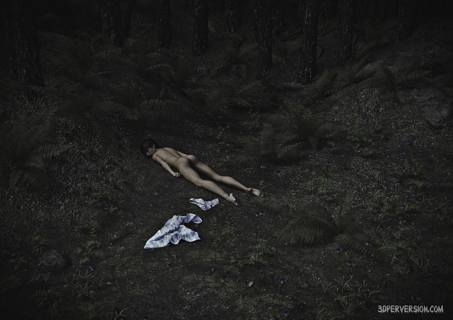 porn comic image Rape in the forest 01