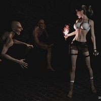bdsm porn comic image Lara Croft raped 01