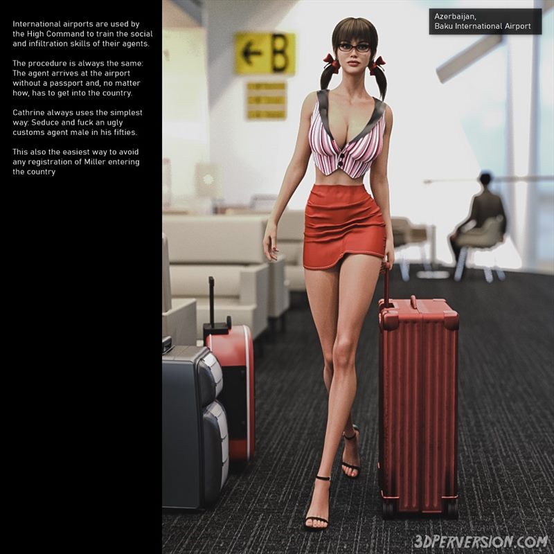 porn comic image Blown cover - Customs control 01