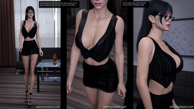 porn comic image Blackmailed secretary 15