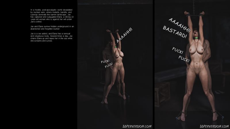 porn comic image Slave of the wasteland 01